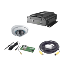 Sistema de videovigilancia Móvil AHD, incluye MDVR 5 ch y cámara IP