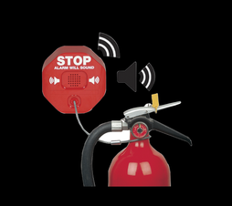 Alarma de extintor Theft Stopper® inalámbrica para robo y mal uso