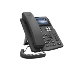 Teléfono IP empresarial para 2 lineas SIP con pantalla LCD de 2.4 Pulgadas a color y conferencia de 3 vías, PoE