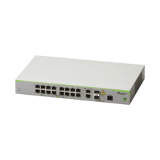Switch Administrable Capa 3 de 16 Puertos 10/100 Mbps + 2 puertos RJ45 Gigabit/SFP Combo
