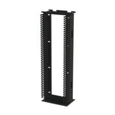 Rack de Acero de 7ft x 19in, 45UR con Organizadores Verticales Y Guía Superior para Cableado.