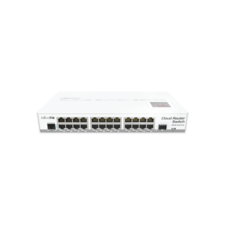 Cloud Router Switch CRS125-24G-1S-IN 24 Puertos Gigabit Ethernet y 1 Puerto SFP, para Escritorio