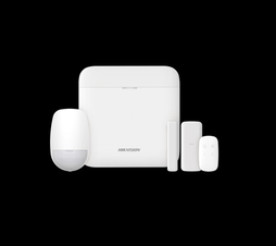 (AX PRO) KIT de Alarma AX PRO / Incluye: 1 Hub con bateria de respaldo / 1 Sensor PIR / 1 Contacto Magnético slim / 1 Control Remoto / WiFi / Compatible con Hik-Connect P2P