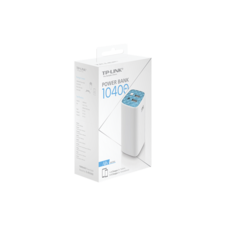 Power Bank / Cargador de baterías 10400 mAh 2 puertos USB 2.0 con linterna LED