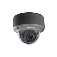 Domo TURBOHD 2 Megapixel / Lente Mot. 2.8 mm - 12 mm / 40 mts IR EXIR / WDR Real / Exterior IP66 / Salida Analógica