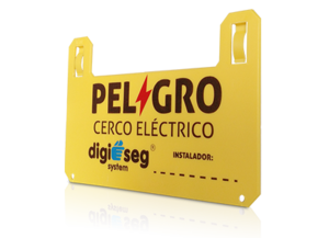 PLACA DE ADVERTENCIA PARA CERCO ELECTRICO