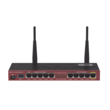 Router Board, 5 Puertos Gigabit, 5 Puertos Fast, 1 Puerto SFP, Wi-Fi 2.4 GHz 1 W