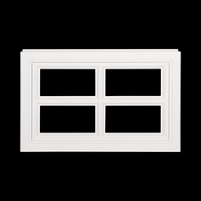 Ventana p / puerta d / garage / cuadro corto