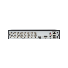 DVR 1080p Lite Pentahibrido / 16 Canales TURBOHD + 2 Canales IP / 1 Bahía de Disco Duro / H.264+ / 1 Canal de Audio