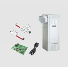 Kit de Barrera Vehicular 1601 de Uso CONTINUO Con Mástil de Aluminio 4 Metros / Incluye Sensor de Masa y Loop.