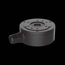 Caja de Conexión de Metal Color Negro / Exterior IP66 / Compatible con DS-2CD2043G2-I(U)(BLACK)