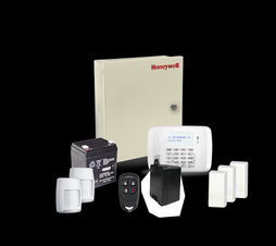 Kit inalámbrico / Panel VISTA48LA con teclado 6162RF receptor inalámbrico / 3 contactos 5816 / 2 PIR 5800PIR / 1 Llavero inalambrico / Bateria y Transformador
