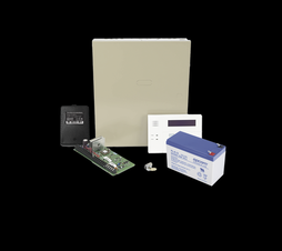 Kit de Panel de Alarma VISTA48LA con Batería de 9Ah, Transformador y Gabinete