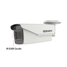Bala TURBOHD 5 Megapixel / Lente Mot. 2.7 a 13.5 mm / 40 mts IR EXIR / dWDR / IP67 / 4 Tecnologías (TVI / AHD / CVI / CVBS)
