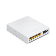 Punto de acceso de pared en 2.4Ghz ,Switch de 4 puertos y salida PoE. SERIE NEUTRON