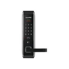 Cerradura inteligente para puertas con doble cerrojo/teclado Touch Screen, Apertura con tarjeta Mifare /Contraseña y Llave de emergencia