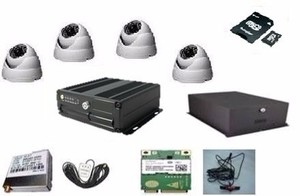 Kit Dvr Movil 4 Canales Sd, Gps Y 3g