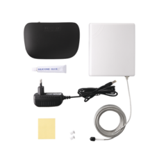 KIT de Amplificador de Señal Celular | Soporta 3G y Mejora la calidad de Voz | Cubre hasta 300 metros cuadrados | Ganancia Máxima 70 dB.