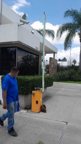 Montaje de Radar para barrera