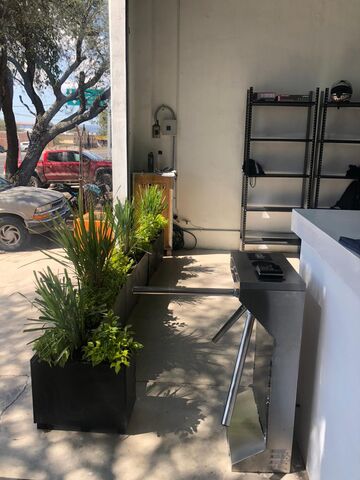 TORNIQUETE CON BIOMETRICO PARA GIMNASIO