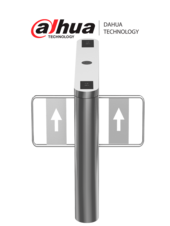 Swing Barrier Derecha para exterior/ Un carril/ Motor Electrico CD/ Acero Inoxidable