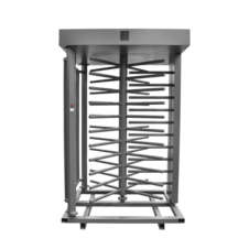 Torniquete Sencillo / Cuerpo Completo / Interior/Exterior / 100% Acero con Pintura Gris / EJE CENTRAL con Pintura Gris / Acabado de Lujo / Alto Tráfico