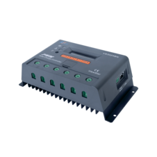 Controlador Solar de Carga y Descarga PWM 12/24V 30A con Display, Parámetros Configurables