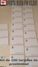 KIT DE 100 TARJETAS DE PROXIMIDAD