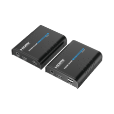 Kit extensor KVM (HDMI y USB) hasta 120 metros / Resolución 1080P @ 60 Hz / Soporta STP y UTP CAT6 / Soporta Switch Gigabit para control KVM múltiple / Soporta hasta 253 receptores / Transmite el Video y Controla tu DVR vía USB
