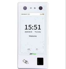Control de Acceso y Asistencia Visible Light con Autenticación Facial (1000 Rostros), Huella Digital BioID+ (10000), Tarjeta ID 125 KHz (10000), Registro de 1,000,000 Eventos, Green Label y Conectividad TCP/IP