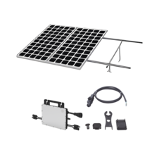 Kit Solar para Interconexión de 1.1 KW de Potencia Pico 220Vcc con Microinversor 1KW y 2 Módulos de 550 W