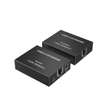 Kit EXTENSOR USB 2.0 de 4 Puertos para Distancias de Hasta 150 m / Soporta USB 2.0, USB 1.1 y USB 1.0 / UTP Cat 5e/6/6a/7 / Soporta Switch Gigabit / Ideal para Cámaras WEB, Impresoras, Escáner, Memorias, Mouse, etc.