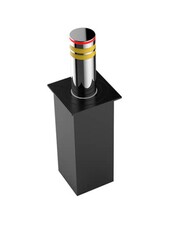 Bolardo Automático con Iluminación de Alta Calidad para Acceso Vehicular / Tiempo de apertura-cierre de 3 segundos /Luces LED / Acero Inoxidable / IP68 / 130Kg de Peso / Requiere Gabinete ZTA150003 Bollards Control Box