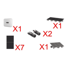 Kit Solar Interconexion / 4 kW 220Vca / Inversor HUAWEI/ Montaje Incluido