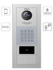 Frente de Calle Modular para Departamentales y/o Fraccionamientos/ Función P2P/ Cámara de 2 Megapíxeles/ Apertura con Tarjetas Mifare/ Hasta 100 Monitores/ Notificación a APP/ Apertura Remota