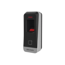 Lector esclavo MIFARE IP65 / Huella Digital / Lector de Tarjetas de Proximidad MiFare / RS-485 / Interior y Exterior / Requiere Panel de Control de Acceso Serie DS-K26 y DS-K27