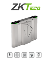 Barrera Central Tipo Flap Bidireccional / Acero SUS304 / Aletas de Acrílico