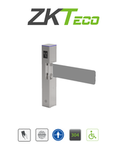 Puerta de Cortesía Bidireccional de Alto Flujo/ Carril de 90 cm/ 110V/ Acero Inoxidable/ Aleta de Vidrio Templado