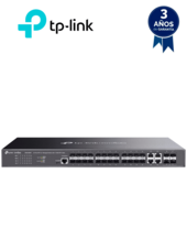 Switch TP-Link JetStream TL-SG3428XF, 24 Puertos L2+ SFP y 4 puertos SFP+ 10G