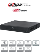 NVR de 8 Megapíxeles/ 4K WizSense/ 32 Canales IP/ 16 Puertos PoE/ 4 Bahías de Discos Duros/ Smart H.265+/ 1 Canal de Reconocimiento Facial/ SMD Plus/ Rendimiento de 256 Mbps/ Quick Pick