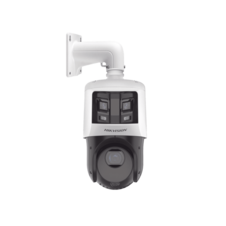 [TandemVu] PTZ IP 4 Megapixel con Cámara Panoramica 6 Megapixel / 25X Zoom / 100 mts IR / IP66 / WDR / PoE+ / Entrada-Salida de Audio y Alarma / Ultra Baja Iluminación / Micro SD