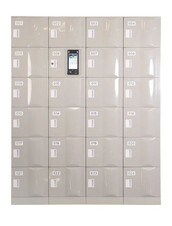 Solución para lockers inteligentes con reconocimiento facial / 50,000 usuarios / Capacidad para 23 lockers