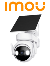 IMOU CELL PT LITE Kit (IPC-K9ECN-3T0WE/FSP12-TYPEC) - Kit de Cámara WiFi Cell PT LITE de 3MP con panel solar, lente de 2.8mm y 88° de apertura, audio bidireccional y sensor PIR integrado para detección precisa