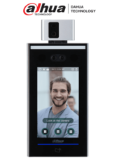 Control de acceso STANDALONE por Reconocimiento Facial con Detección de Temperatura/ 100,000 Rostros/ Para Interior