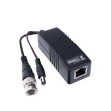 (TRANSCEPTOR) TRANSMISOR ACTIVO para Kits KITTT4PVTURBOX, KITTT8PVTURBOX, KITTT16PVTURBOX y KIT-TT16PVTURBOX-RX / Regula el voltaje de 36 Vcc a 12Vcc / HD-TVI/CVI/AHD/CVBS / Se instala del lado de la cámara.