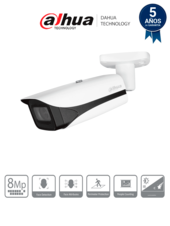 Camara IP Bala 4k/ WizMind/ Lente Mot. de 2.7 a 12/ IR de 60 Metros/ SMD 3.0/ Metadatos/ WDR/ Ranura para Micro SD/ ePoE/ IP67 /IK10 /SMD 3./ E&A de Alarma y Audio/ Conteo de Personas/ Detección facial #IMD #MCI2 #IPMC