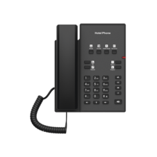 Teléfono IP para Hotelería, profesional con 8 teclas programables para servicio rápido, plantilla personalizable con PoE