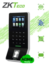 Control de Acceso y Asistencia / 3000 Huellas / 5000 Tarjetas Mifare / Teclado Táctil / Sensor de Huella BIO ID / Conexión TCPIP / WiFi / ADMS Gratis #ZKA