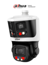 Cámara PTZ IP X-Spans 8MP+4MP, TiOC: 10X Zoom, IR hasta 70m, Autotracking, Protección perimetral,Multivisión, Disuasión activa, Luz dual inteligente, SMD 4.0/ IP66