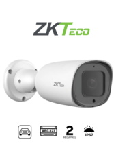 Cámara IP Bullet para reconocimiento de placas / Software LPR integrado / Lente Motorizado / Resolución 2MP / POE / IP67 / Audio / Alarma / Ranura para tarjeta SD